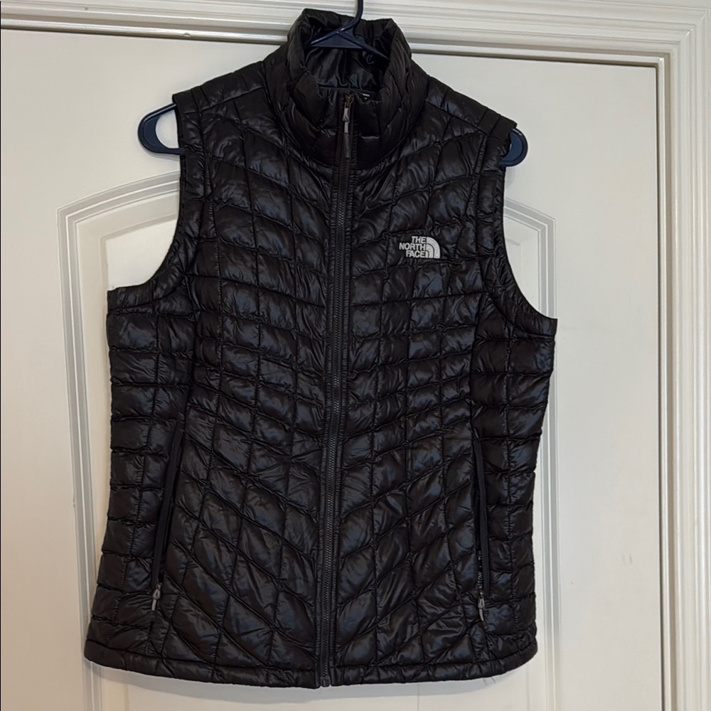 The North Face Black Quilted Vest